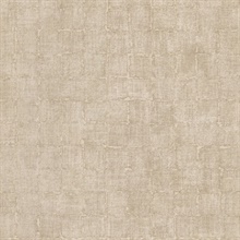 Blocks Beige Checkered Wallpaper