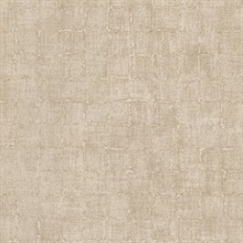 Blocks Beige Checkered Wallpaper