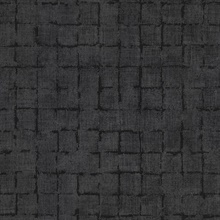 Blocks Charcoal Checkered Wallpaper