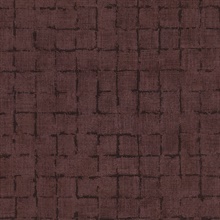 Blocks Dark Purple Checkered Wallpaper