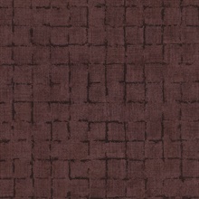 Blocks Dark Purple Checkered Wallpaper