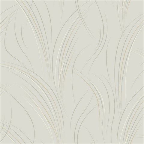 Blonde Graceful Wisp Curve Lines Wallpaper