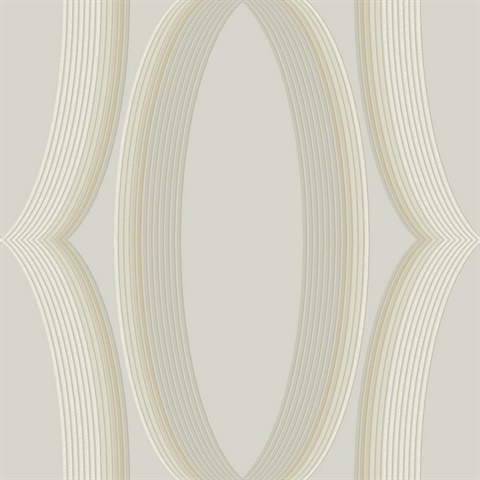Blonde Progression Large Ogee Wallpaper