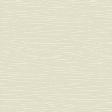 Blonde Textured Plaster Line Horizon Wallpaper