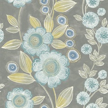 Bloom Grey Floral