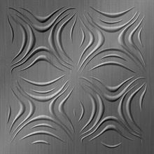 Blossom Ceiling Panels Brushed Aluminum
