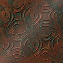 Blossom Ceiling Panels Copper Patina