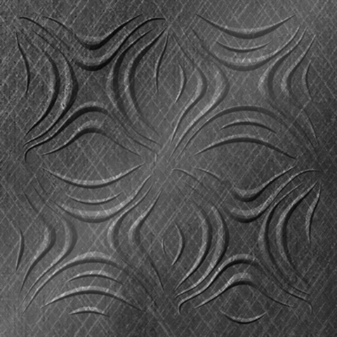 Blossom Ceiling Panels Etched Silver