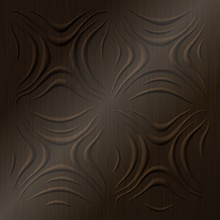 Blossom Ceiling Panels Rubbed Bronze
