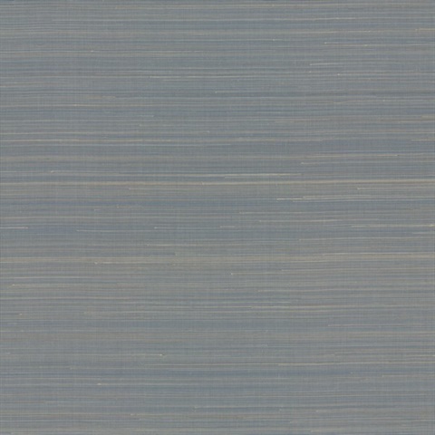 Abaca Weave Blue Wallpaper