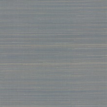 Abaca Weave Blue Wallpaper