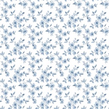 Blue Anenome Floral Mini Wallpaper