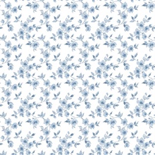 Blue Anenome Floral Mini Wallpaper