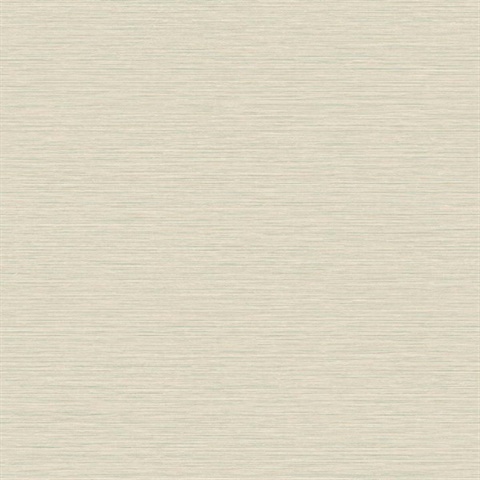 Blue Beige Horizontal Stria Patterned Wallpaper