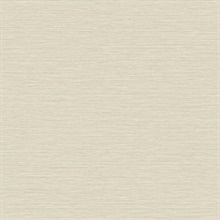 Blue Beige Horizontal Stria Patterned Wallpaper