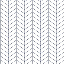Blue Bison Blue Herringbone Wallpaper