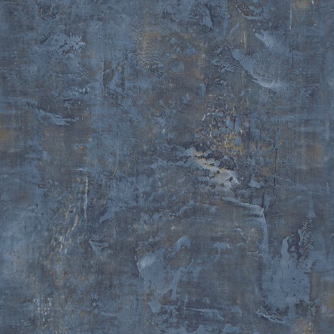 Blue Commercial Faux Wallpaper