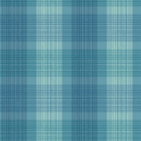 Blue Commercial Plaid Wallpaper