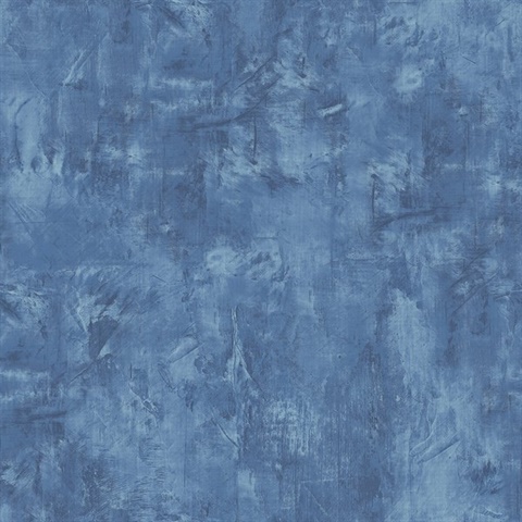 Blue Commercial Stucco Faux Finish on Type II Wallpaper