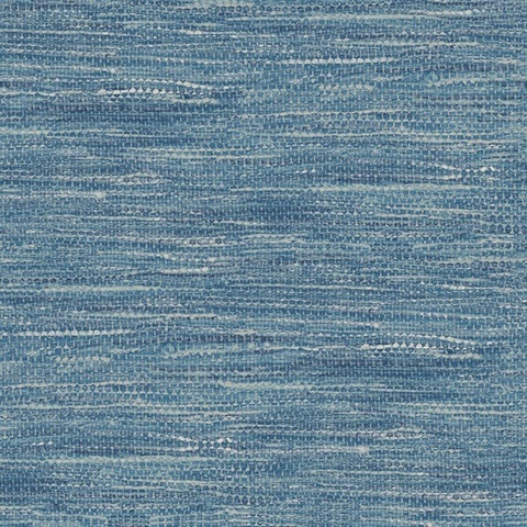 Blue Commercial Weave Wallpaper