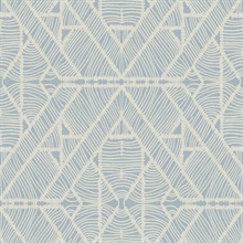 Blue Diamond Macrame Southwest Tribal Wallpaper