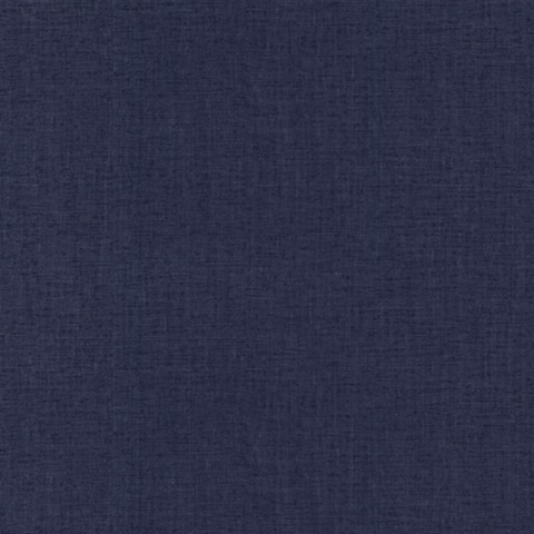 Blue Diplomacy Faux Textured Weave Wallpaper
