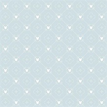 Blue Disney Mickey Mouse Argyle Wallpaper