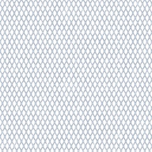 Blue Double Links Distressed Diamond Trellis Wallpaper