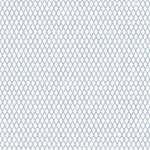 Blue Double Links Distressed Diamond Trellis Wallpaper