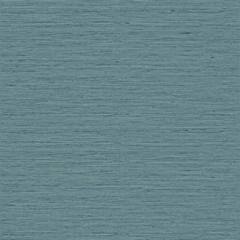 Blue Edmond Faux Sisal Wallpaper