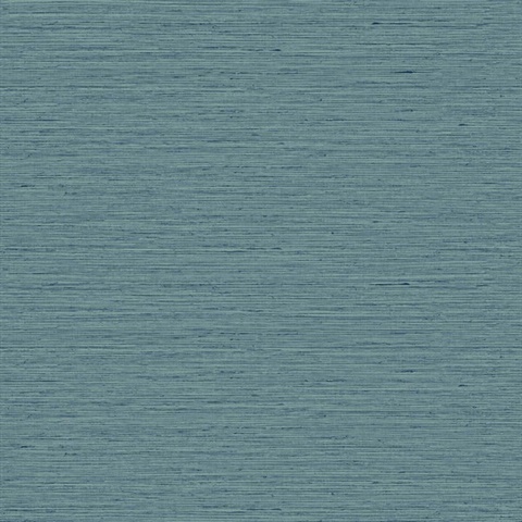 Blue Edmond Faux Sisal Wallpaper