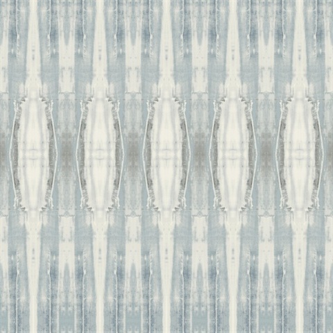 Blue Escalante Abstract Distressed Tie Dye Wallpaper