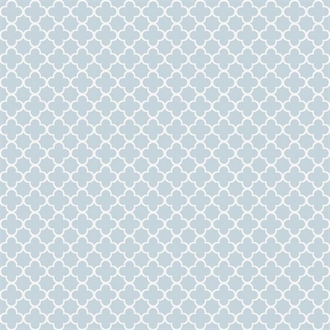 Blue Framework Geometric Wallpaper