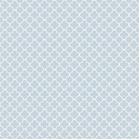 Blue Framework Geometric Wallpaper