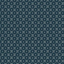 Blue Fretwork Wallpaper