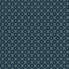 Blue Fretwork Wallpaper