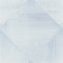 Blue Geometric Diamond Distress Clay Wallpaper