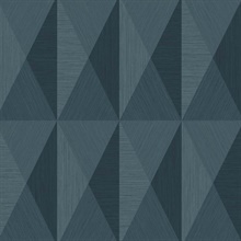 Blue Geometric Traingle Wallpaper