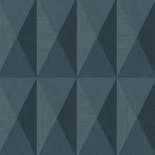 Blue Geometric Traingle Wallpaper