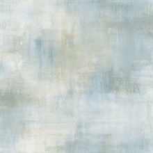 Blue & Gray Commercial Pastel Wash Wallpaper