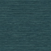Blue Green Textured Grasscloth Wallpaper