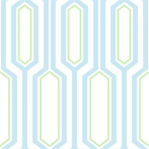 Blue & Grey Fi Fi Wallpaper