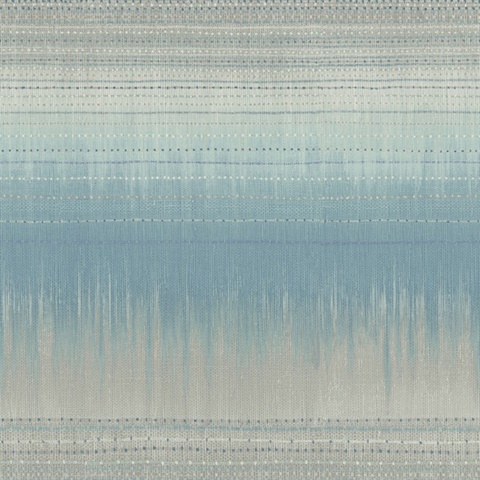 Blue & Grey Southwest Najavo Stripe Wallpaper