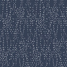 Blue & Grey Star Struck Metallic Dots Wallpaper