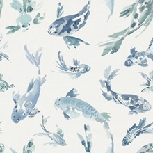 Blue Koi Fish Wallpaper