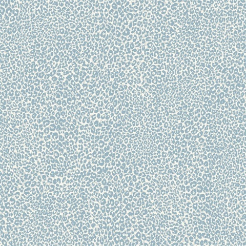 Blue Leopard King Animal Skin Wallpaper