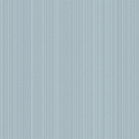 Blue Linen Strie Wallpaper