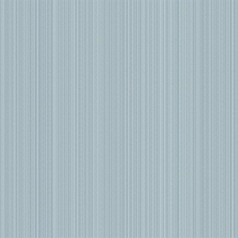 Blue Linen Strie Wallpaper