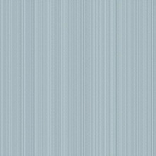 Blue Linen Strie Wallpaper