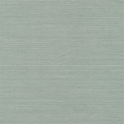 Maguey Natural Sisal Grasscloth Blue Wallpaper